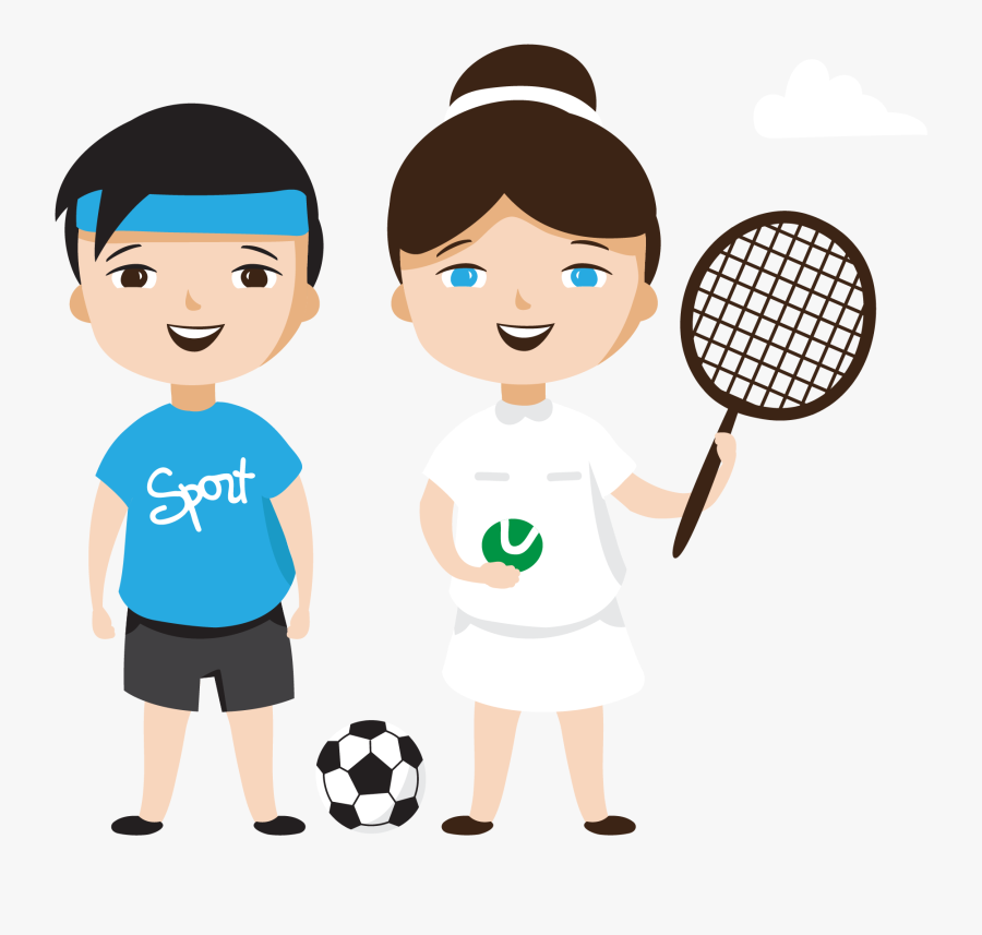 Transparent Sports Clipart Png - Sport Child Cartoon, Transparent Clipart