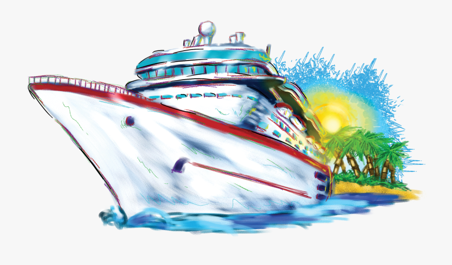 White Cruise Ship Png Clipart - Cruise Ship Cartoon Clipart, Transparent Clipart