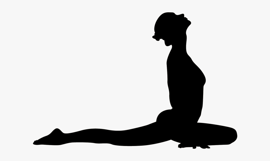 Yoga Silhouette Asana Clip Art - Tree Yoga Pose Silhouette Png, Transparent Clipart