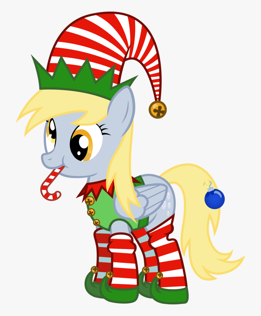 Derpy Hooves Rainbow Dash Vertebrate Clip Art Fictional - My Little Pony Christmas Png, Transparent Clipart