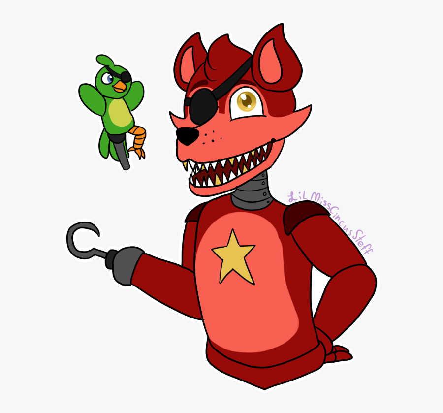 Rockstar Foxy Ainme, Transparent Clipart