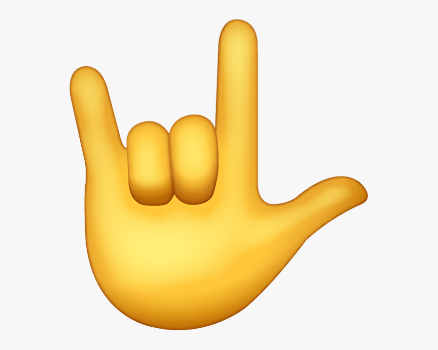 Rock On Emoji Png, Transparent Clipart