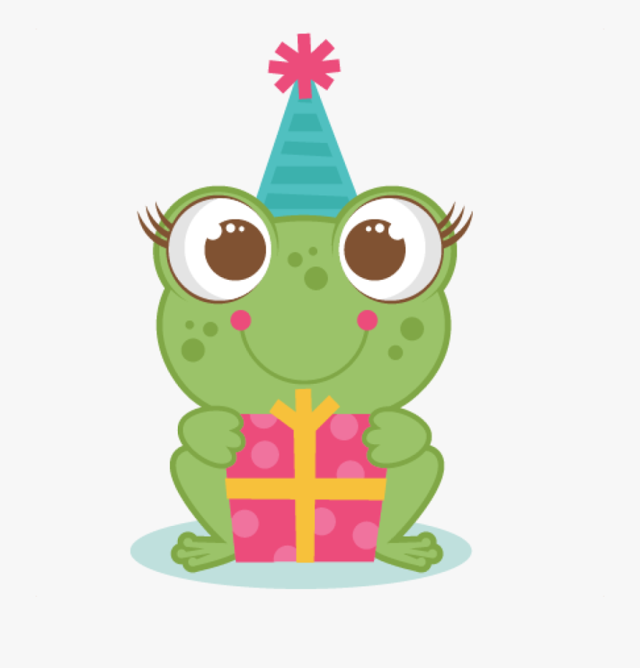Frog Birthday Clipart Frog Birthday Clip Art - Cute Girl Frog Cartoon, Transparent Clipart