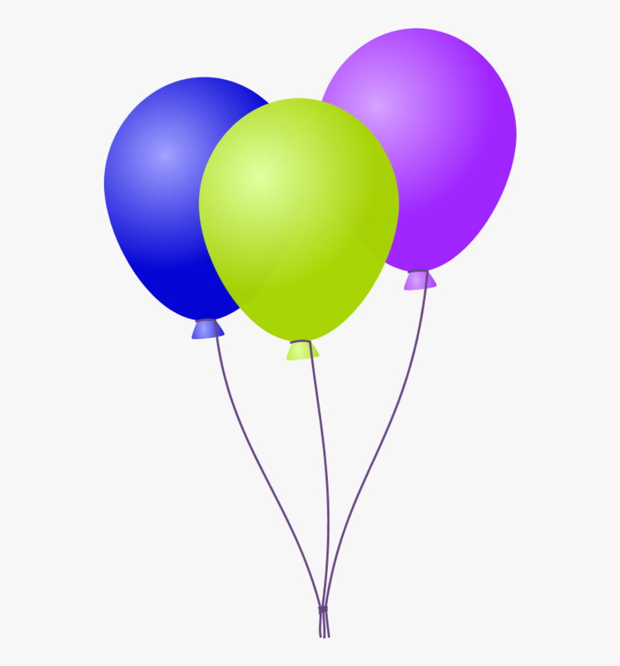 Vector Clip Art - Count Balloons Vector Png, Transparent Clipart