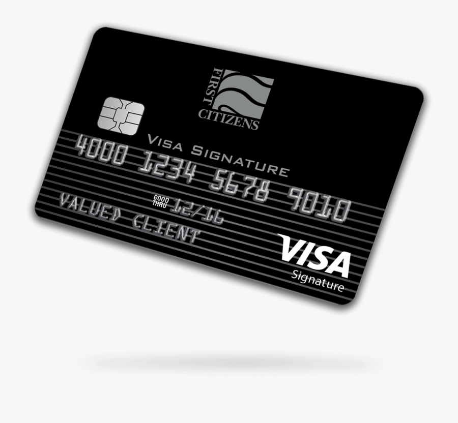 Credit Card Png - Citizens Bank Platinum Checking Card, Transparent Clipart