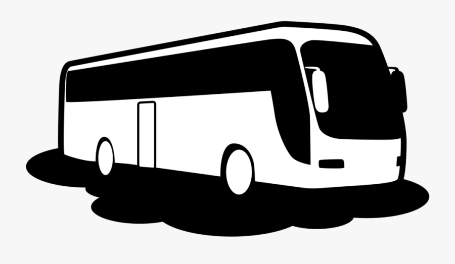 Bush Png Black And White Transparent Bush Black And - Bus, Transparent Clipart