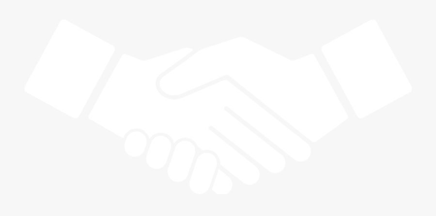 Hand Shake Icon Blue, Transparent Clipart