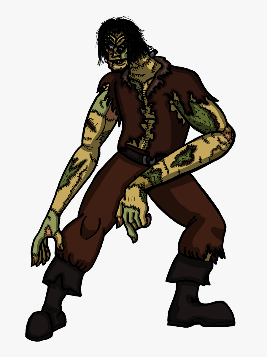 Transparent Kid Frankenstein Clipart - The Monster, Transparent Clipart