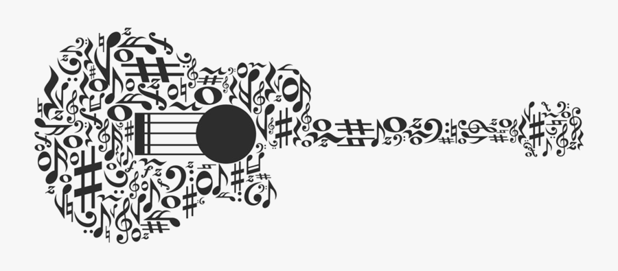 Note Guitar Notes Musical Illustration Hd Image Free - Guitar Music Notes Transparent Background, Transparent Clipart