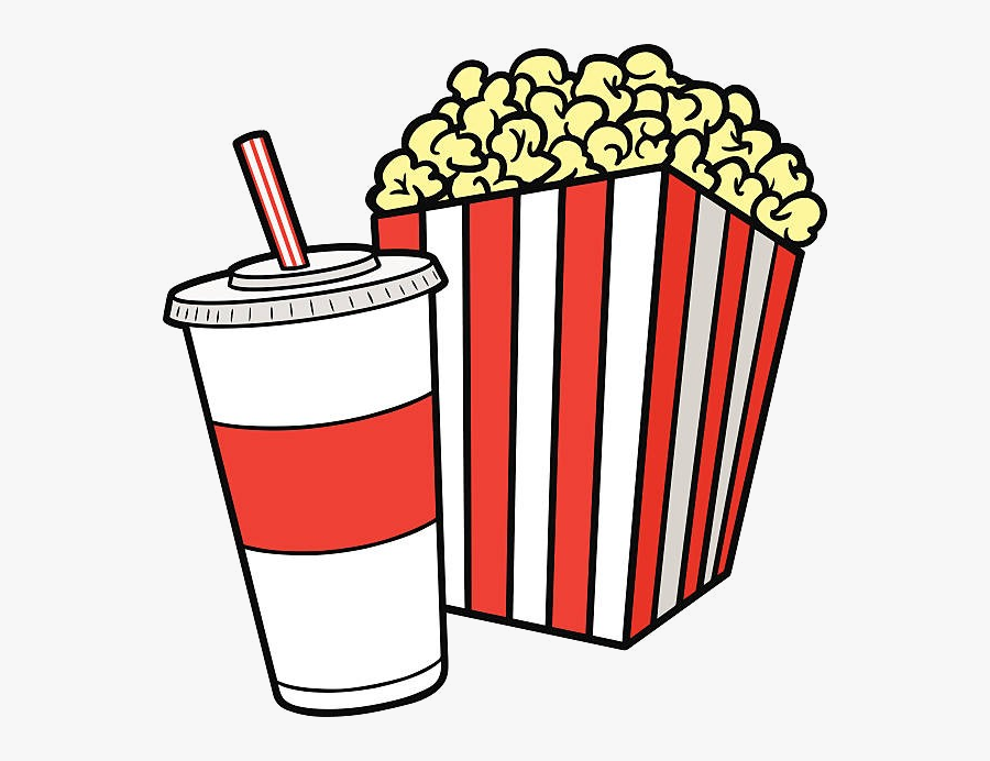 Popcorn Clipart Of Free Transparent Png - Popcorn And Soda Clipart, Transparent Clipart