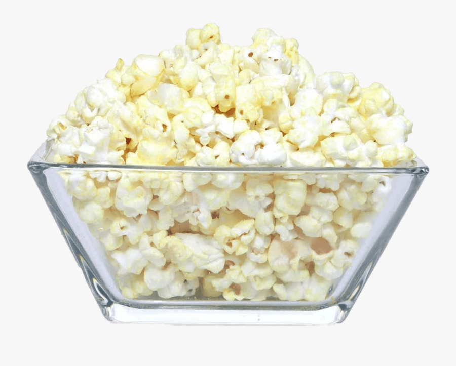 Plate Of Popcorn - Bowl Of Popcorn Png, Transparent Clipart