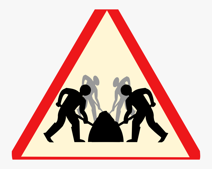 Man Up, Man Down - Meaning Of Men At Work Sign, Transparent Clipart