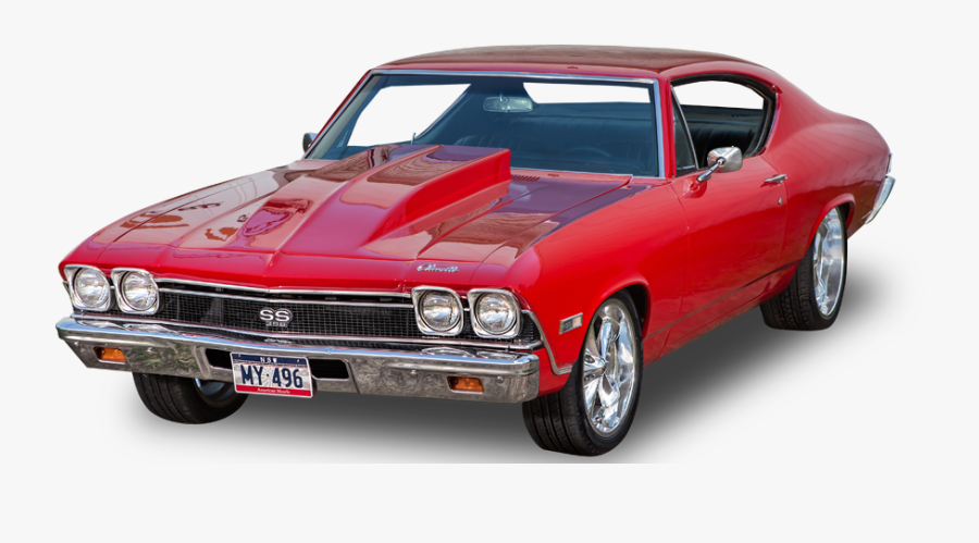 Land Vehicle,muscle Car,hardtop,chevrolet Chevelle,full-size - Muscle Car Transparent Png, Transparent Clipart