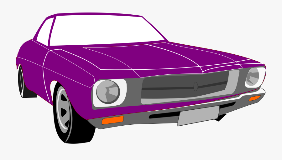 Free Holden Kingswood - Purple Car Clip Art, Transparent Clipart