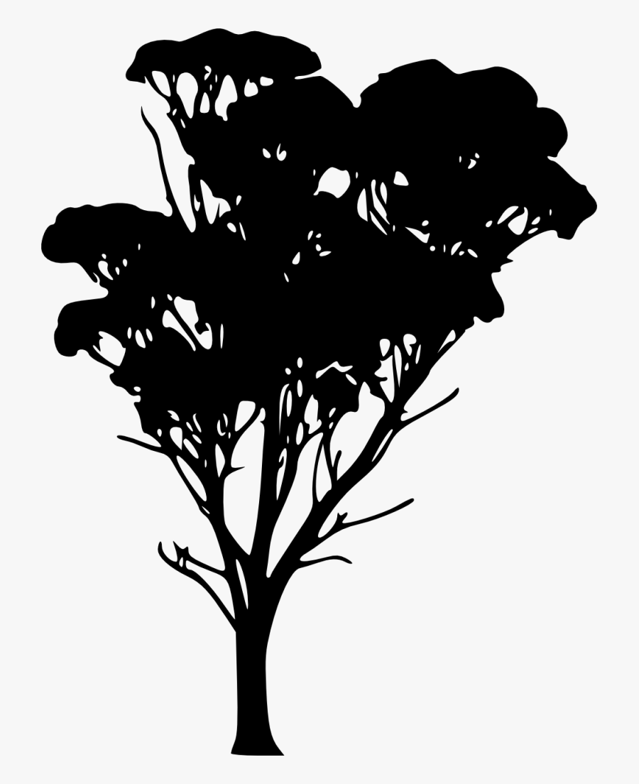 Bare Tree Silhouette Clip Art - Silhouette, Transparent Clipart