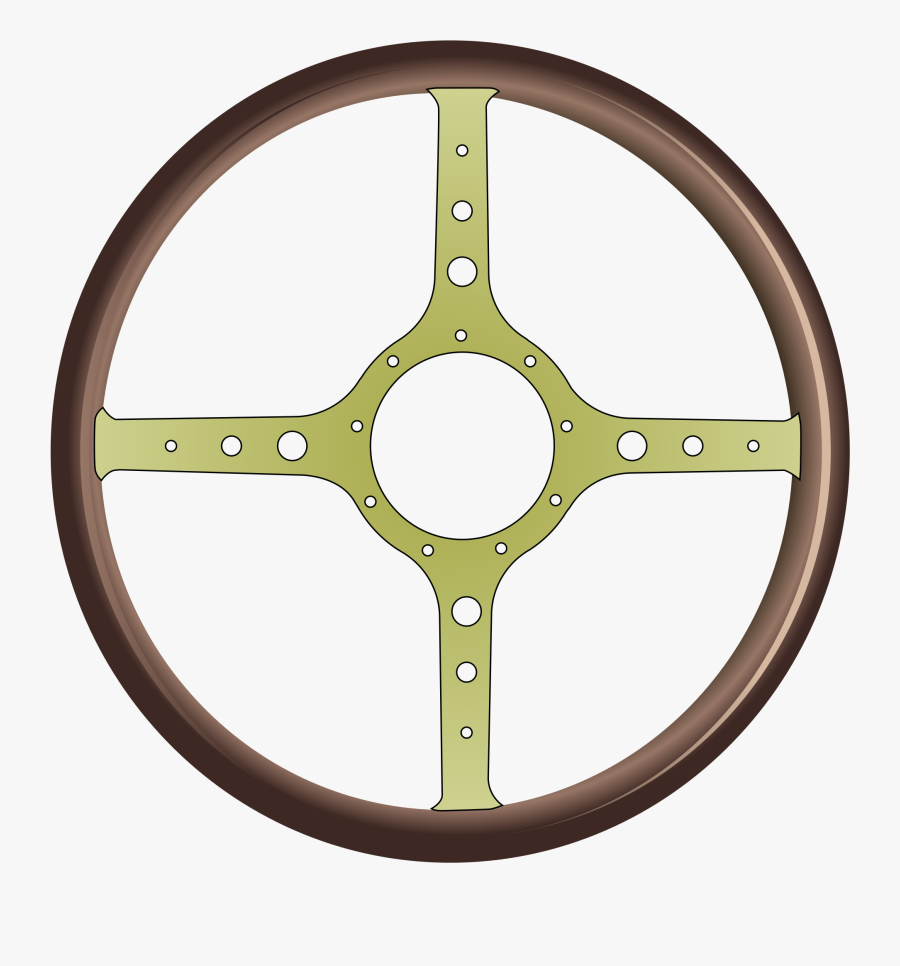 Hd Steering Wheel Clipart Png Muscle Car - Blue Circle, Transparent Clipart