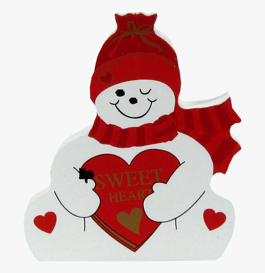 Valentines Day Snowman Clipart , Png Download - Valentines Day Snowman, Transparent Clipart