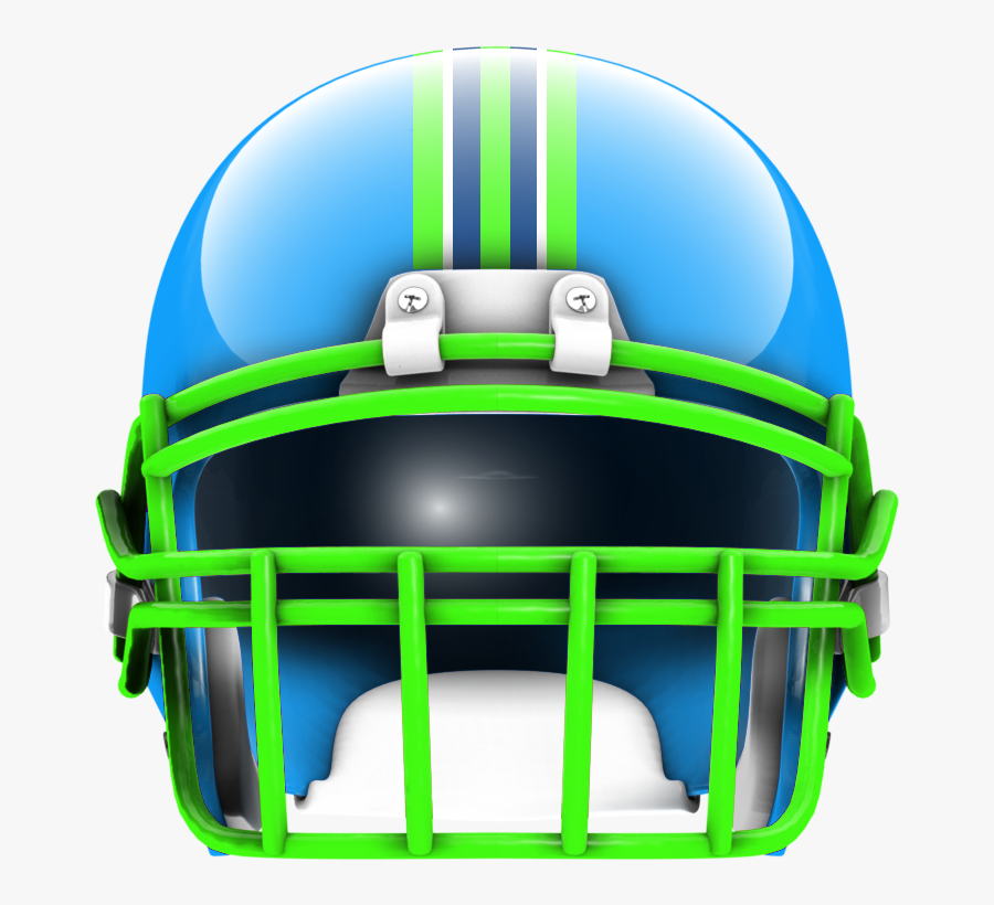 Transparent Helmet Clipart - Cartoon Football Helmet Front, Transparent Clipart