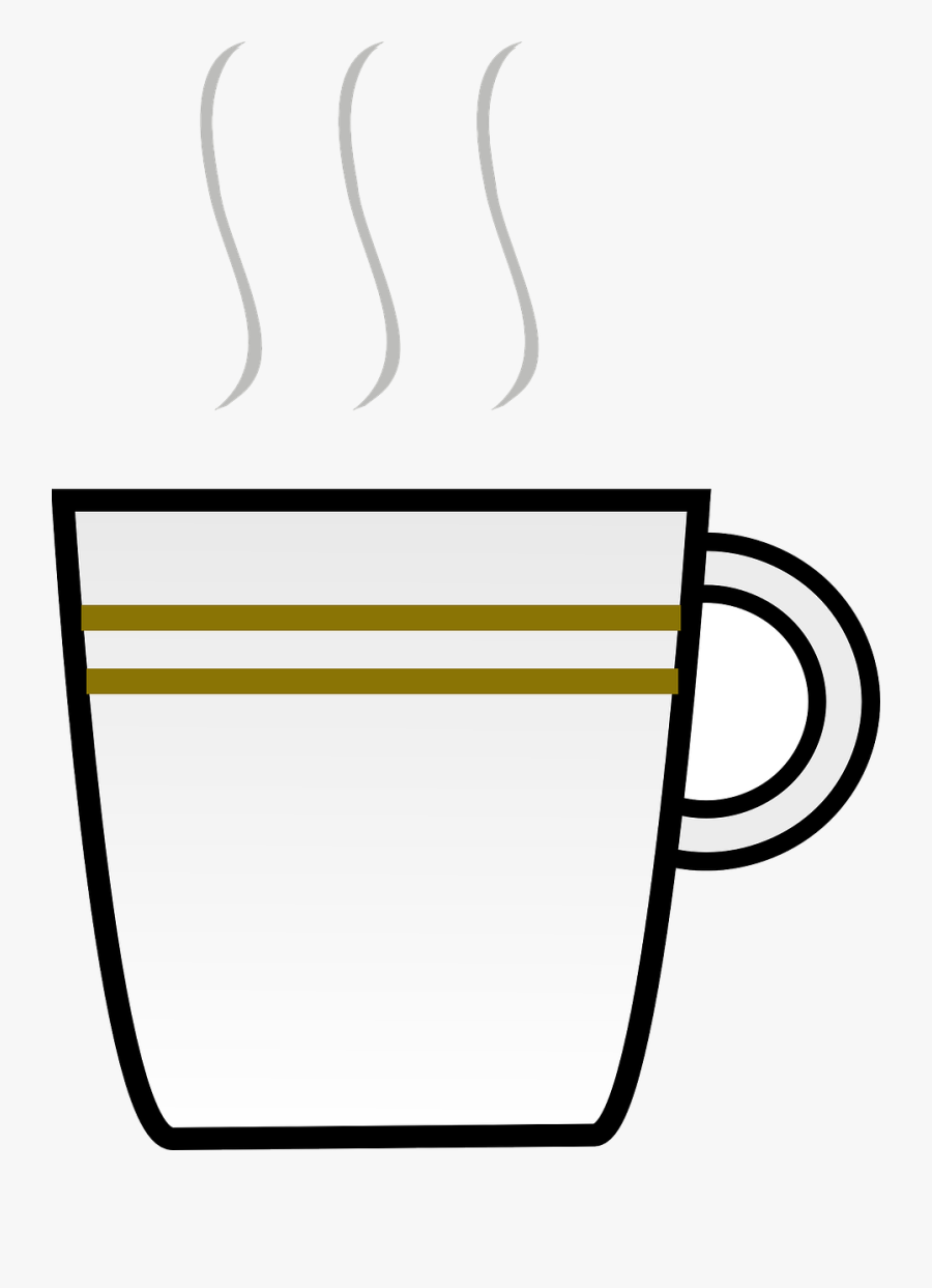 Transparent Steaming Coffee Mug Clipart - Coffee Cup Clip Art, Transparent Clipart