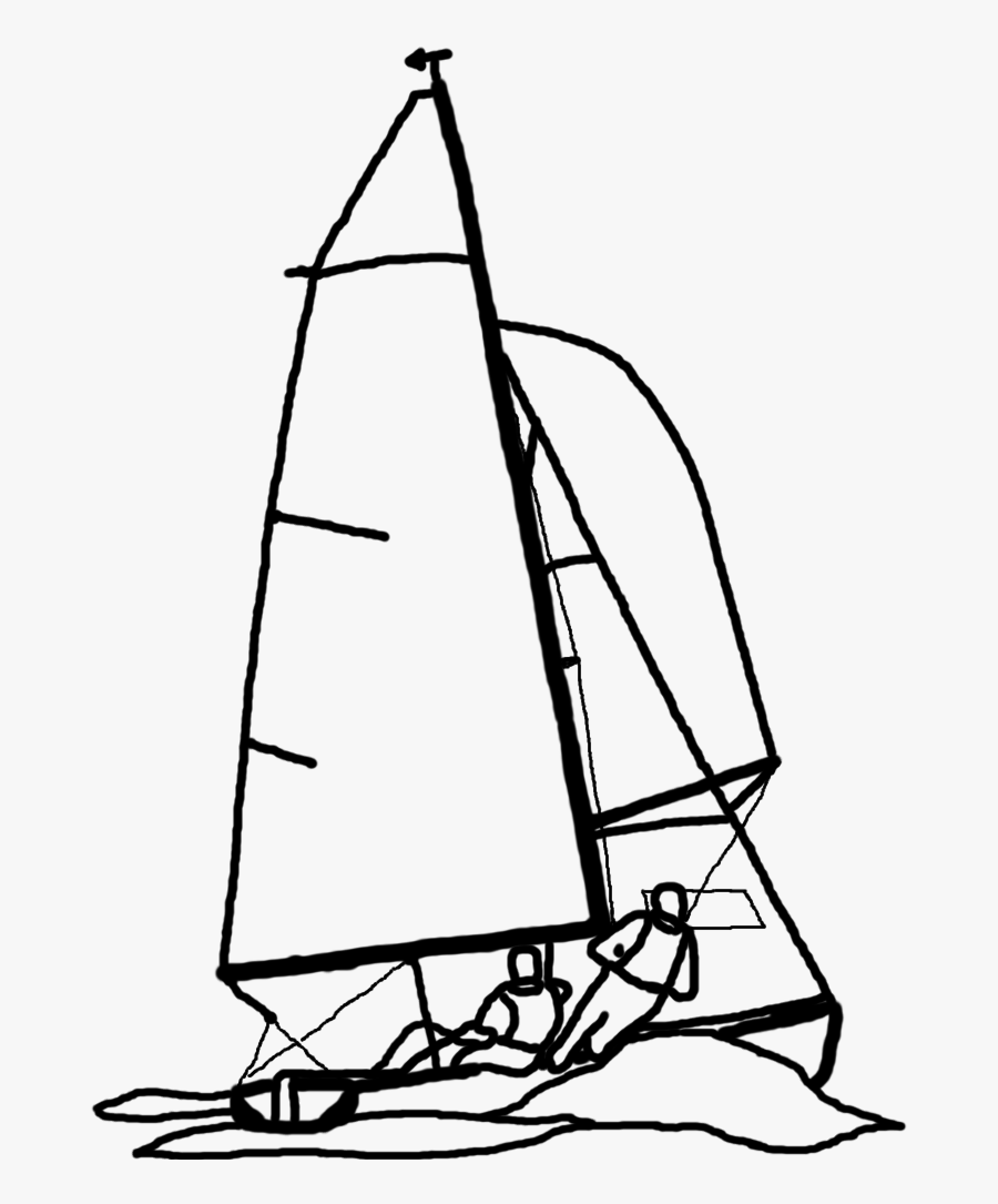 Dinghy Sailing, Transparent Clipart