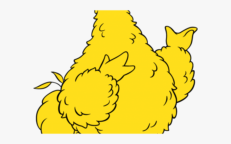 Sesame Street Big Bird Coloring Pages, Transparent Clipart