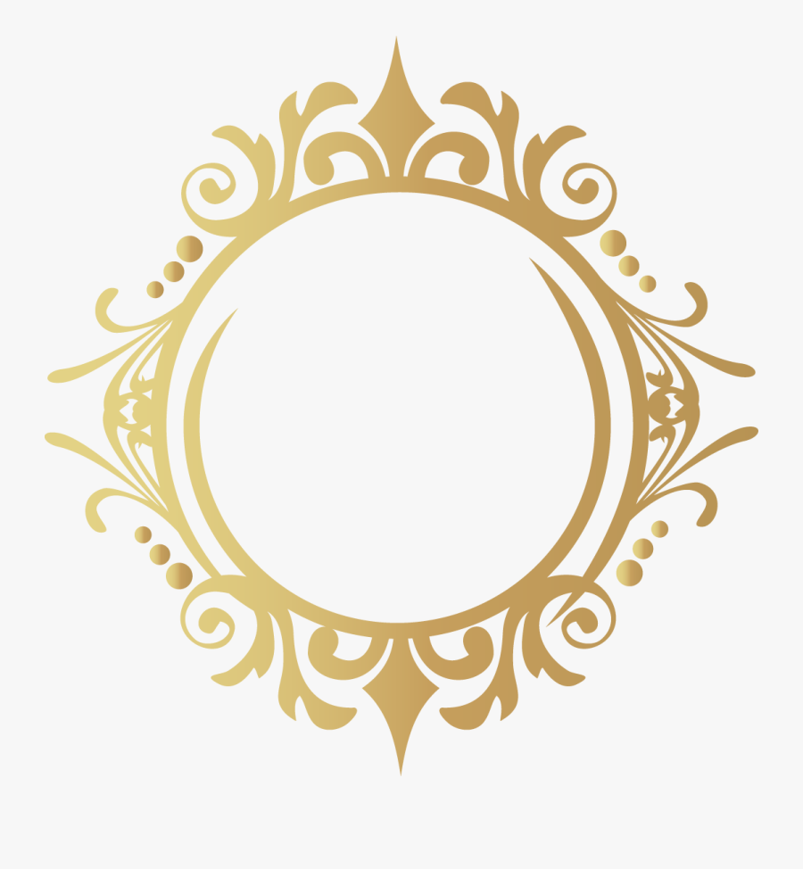 Designer Gold Frame Services Design Interior Clipart - Frame Vector Png Hd, Transparent Clipart