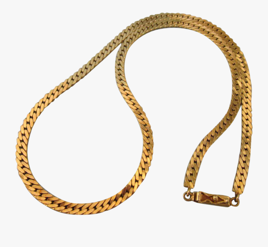 Transparent Golden Chain Png - Necklace, Transparent Clipart
