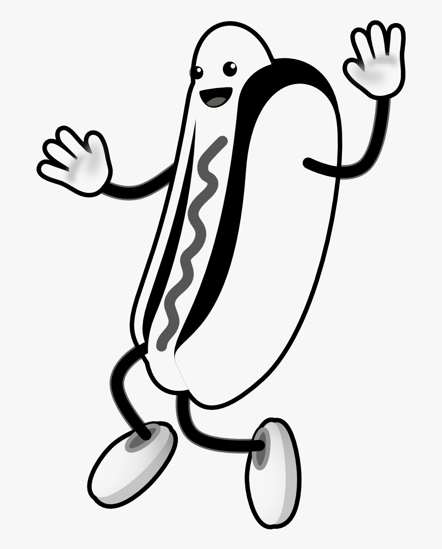 Hot Dog With Arms And Legs Clipart , Png Download - Hot Dog With Arms And Legs, Transparent Clipart