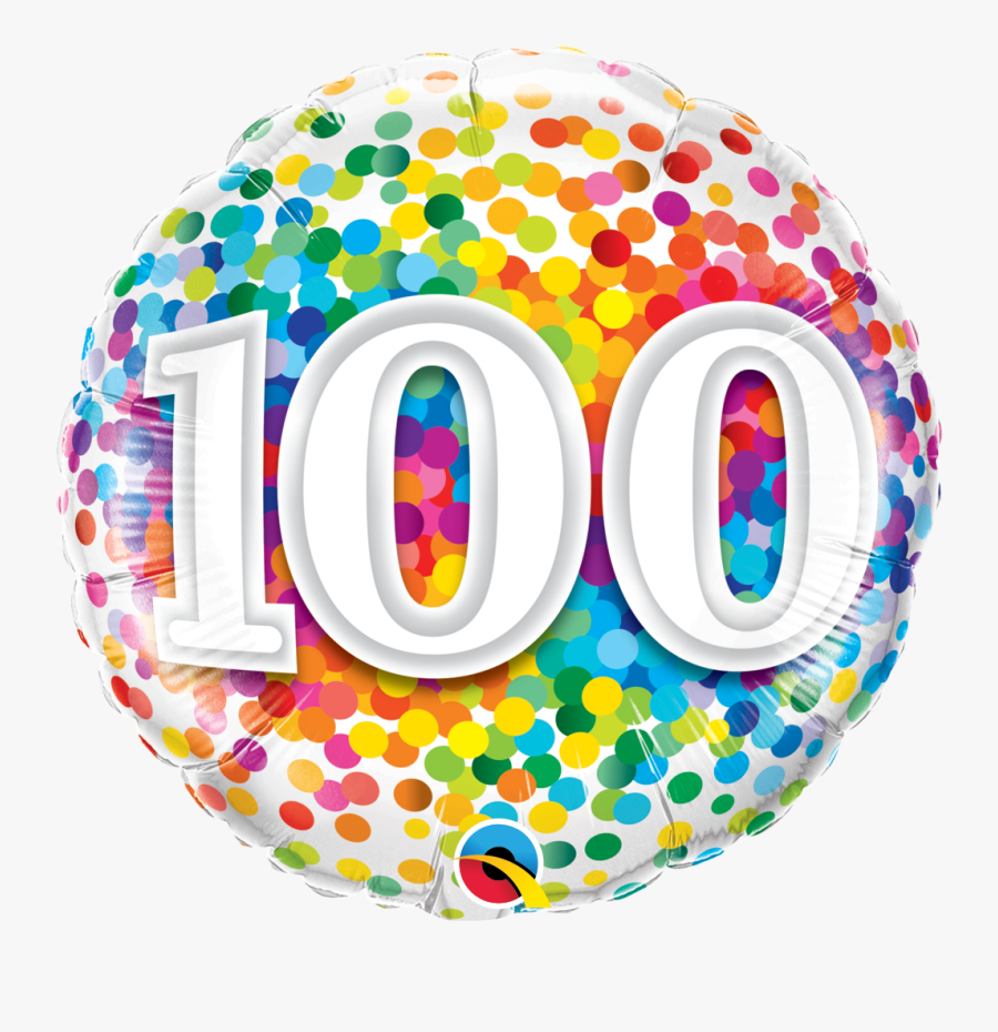 100th Birthday Balloon In A Box - 100 Balloons, Transparent Clipart