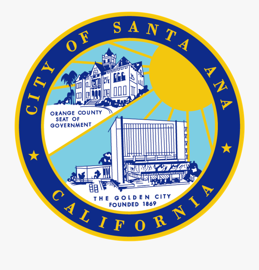 City Of Santa Ana Seal, Transparent Clipart
