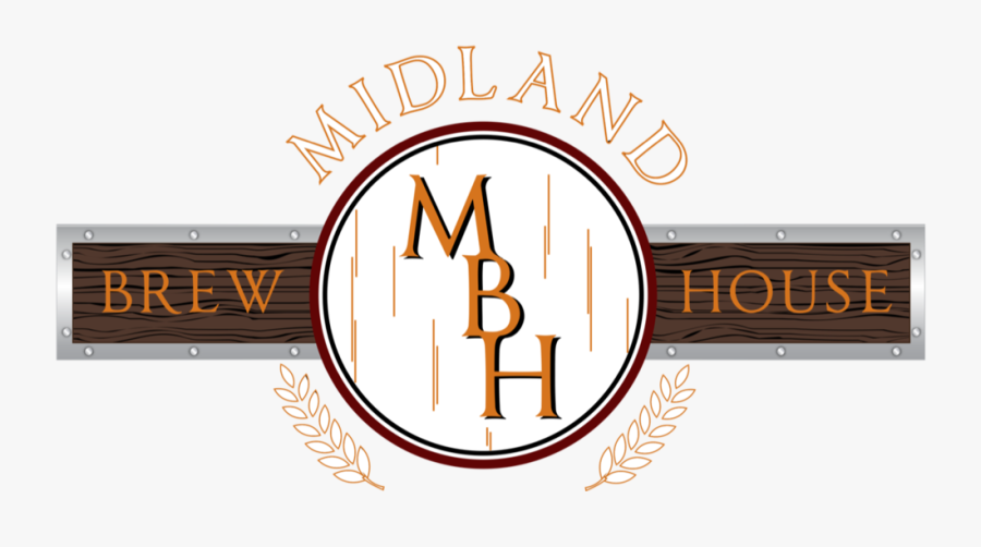 Mbh Logo White - Midland Brew House, Transparent Clipart