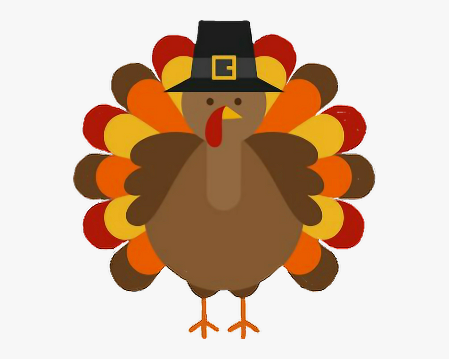 #thanksgiving #turkey #pilgrim - November Clipart, Transparent Clipart