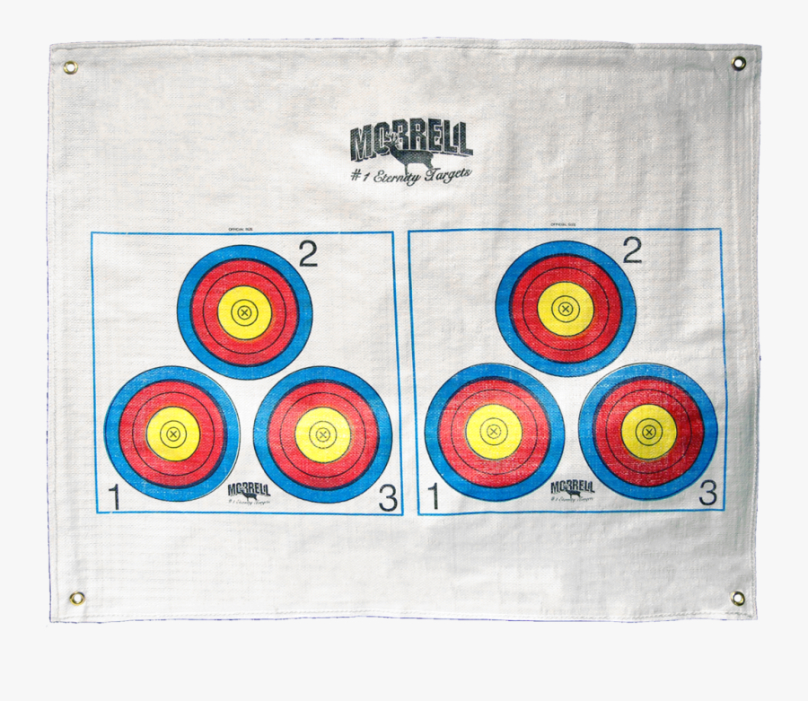 3 Spot Polypropylene Archery Target Face - Morrell, Transparent Clipart