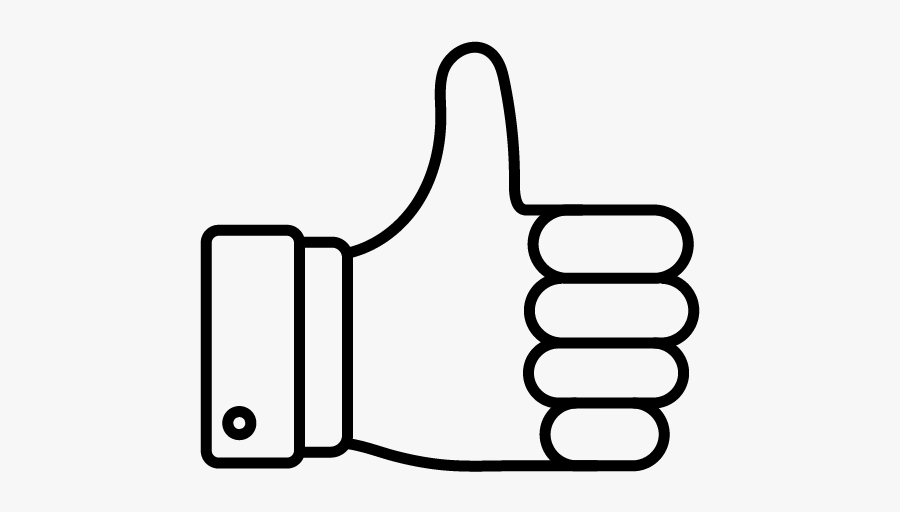 Icon Thumbs Up - Happy Left Handers Day 2019, Transparent Clipart