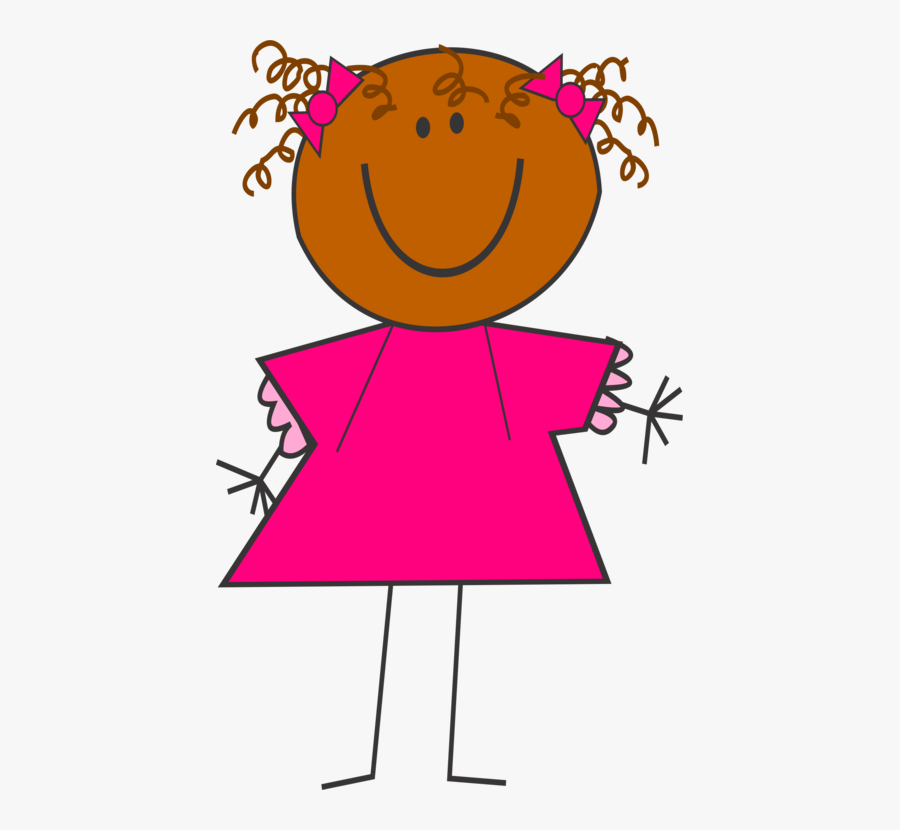 Pink,human Behavior,flower - Funny Pic Of Girl Cartoon, Transparent Clipart