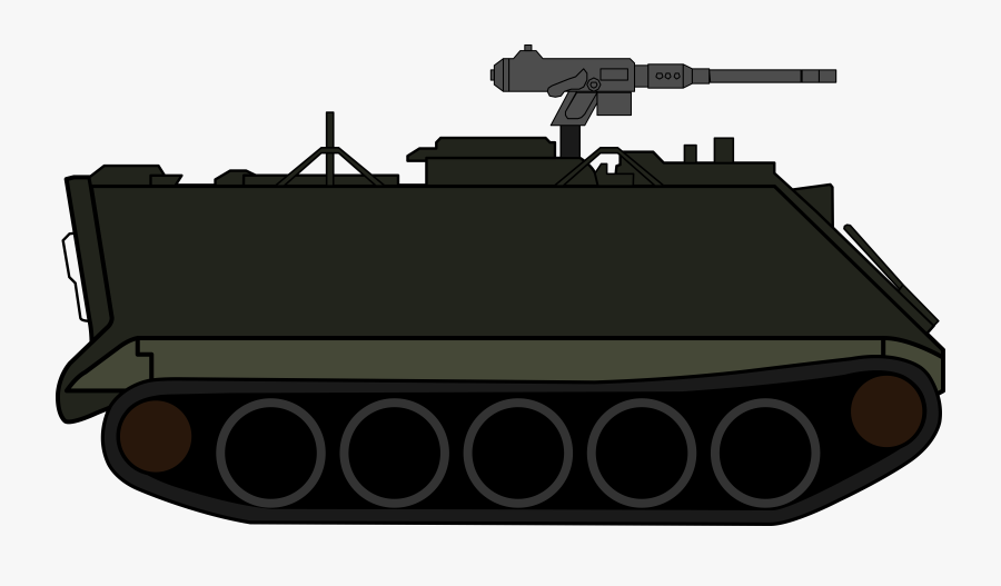 Tanks Clipart Svg - Armoured Personnel Carrier Icon, Transparent Clipart