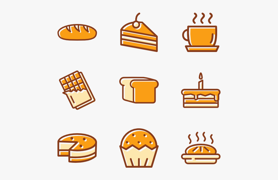 Cake And Bakery - Cake Png Icon Pack, Transparent Clipart