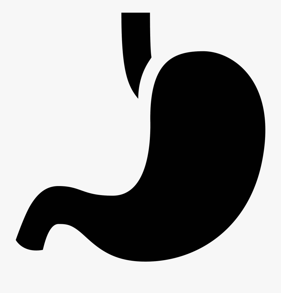 Stomach Icon, Transparent Clipart