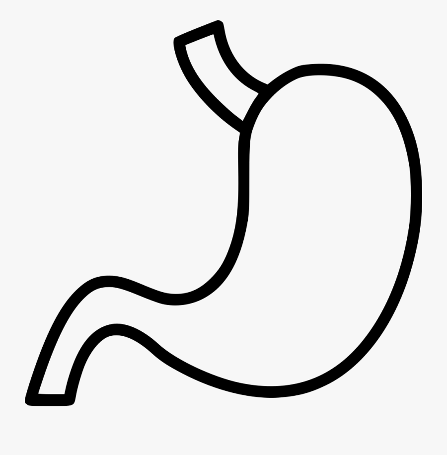 Stomach - Stomach Icon Png White, Transparent Clipart
