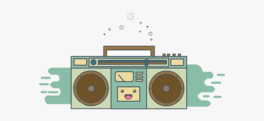Clip Art Collection Of Free Radio - Illustration, Transparent Clipart