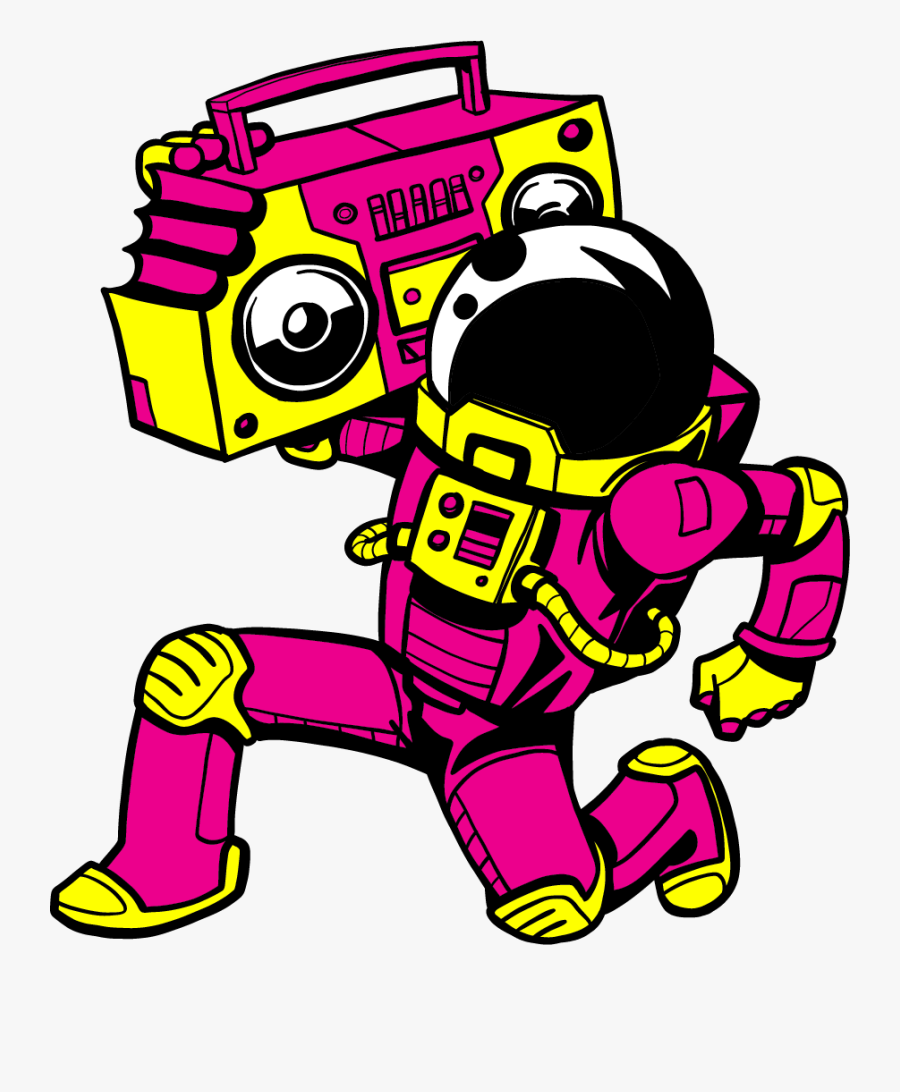 Astronaut@2x - Cartoon, Transparent Clipart