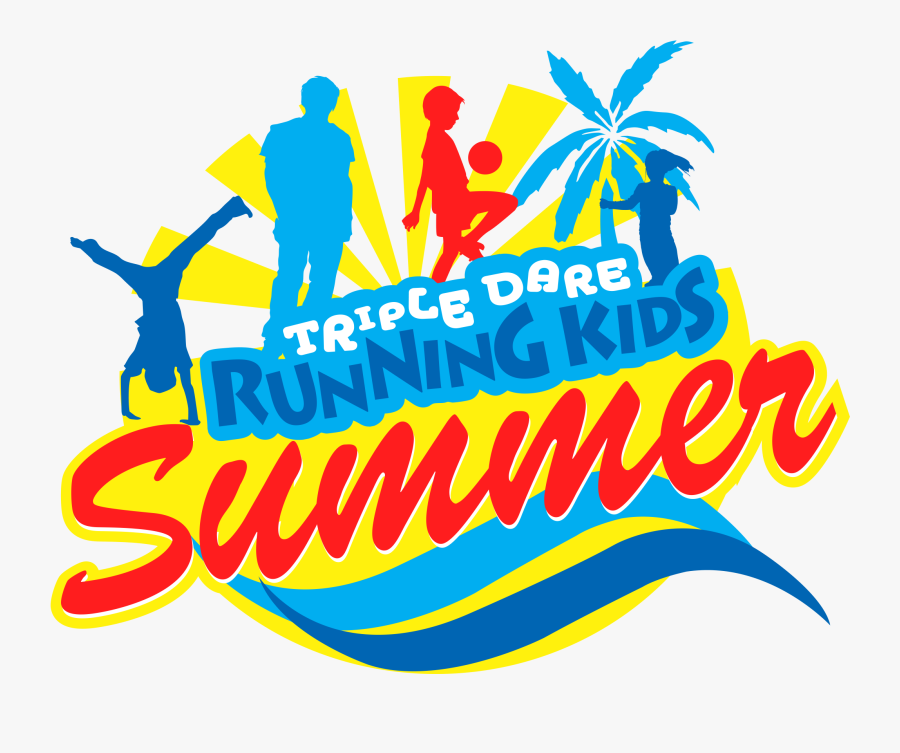 Tdr Kids Race Summer - Children Playing Cartoon, Transparent Clipart