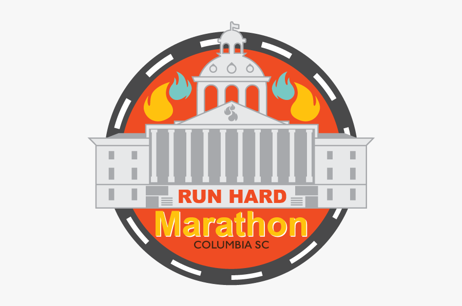 Columbia Marathon Logo, Transparent Clipart