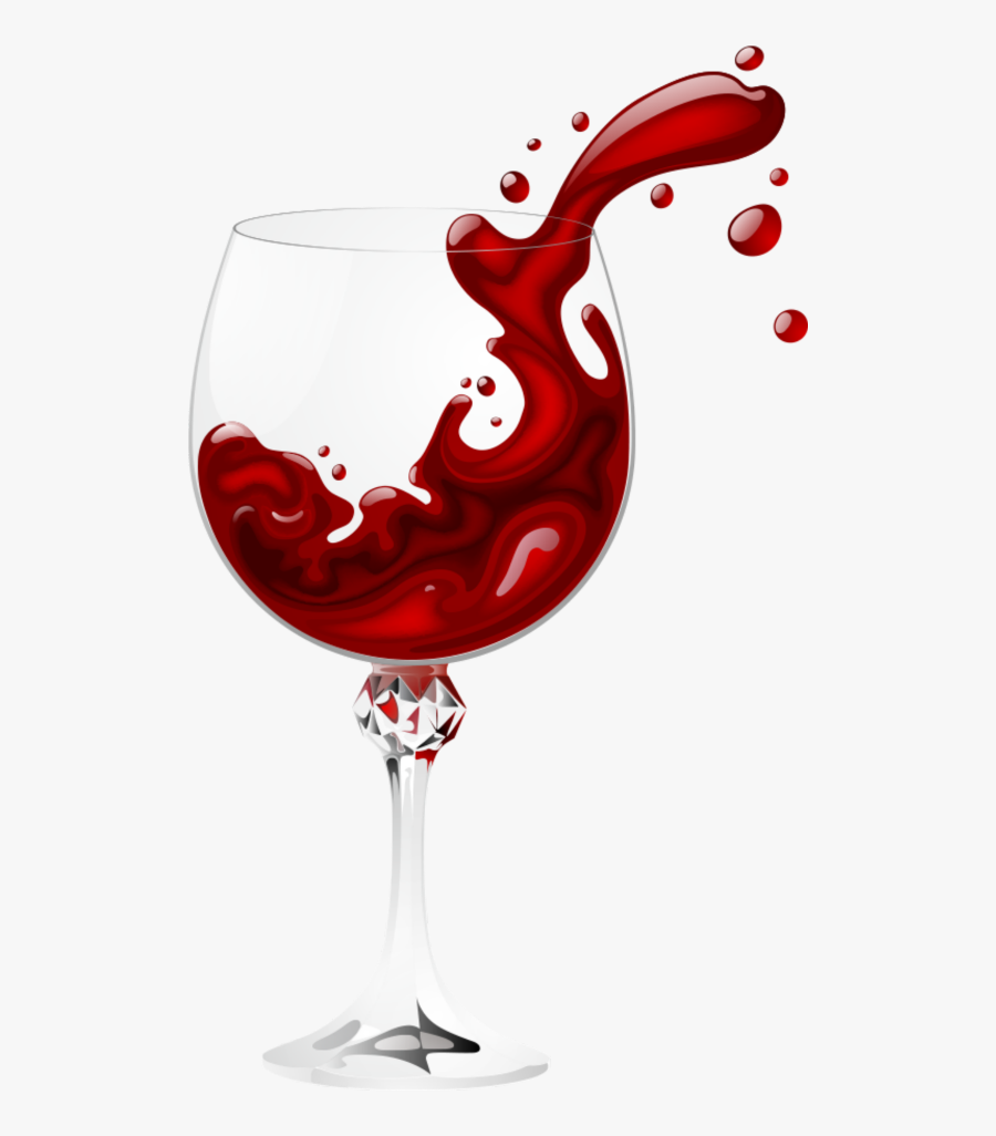 #mq #red #vine #glass #splash - Transparent Background Wine Glass Clipart, Transparent Clipart
