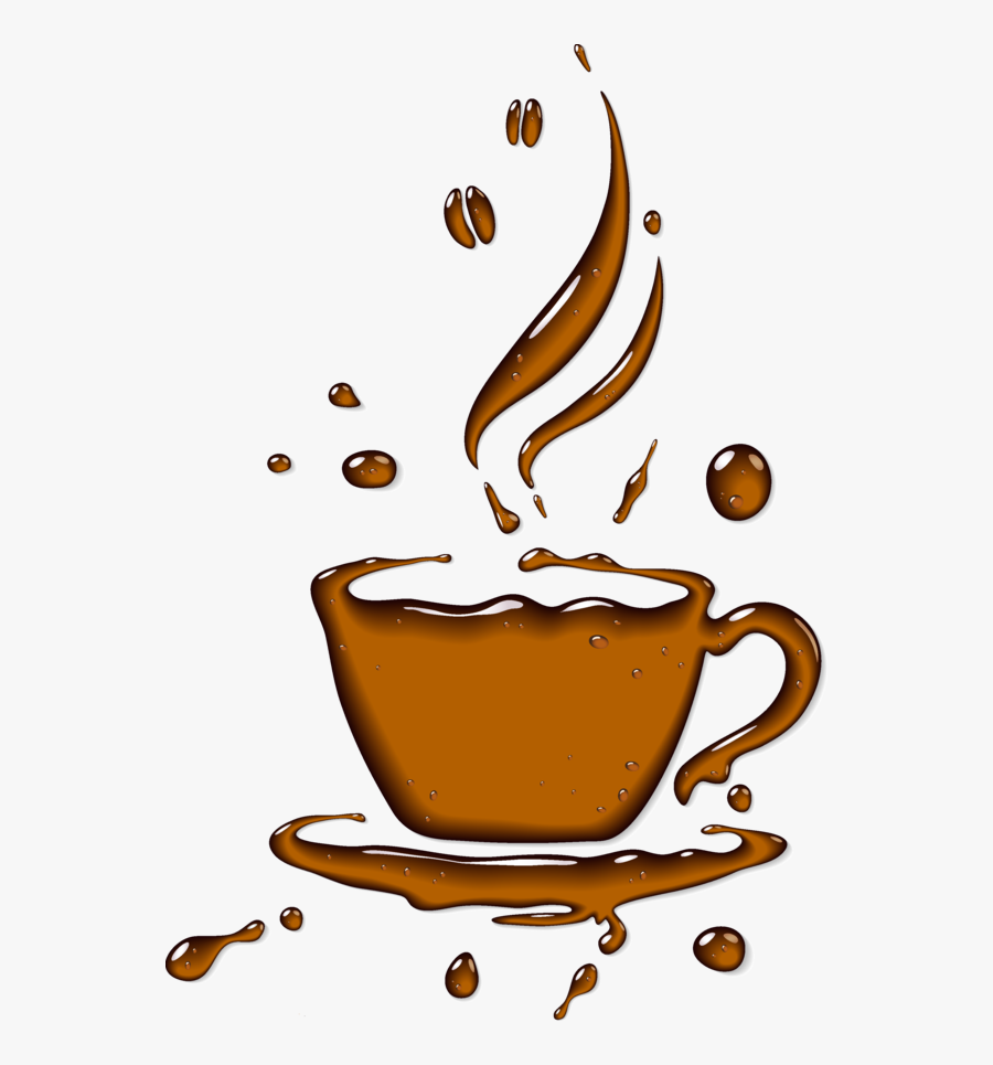 Splash Coffee Cups - Vector Coffee Cup Png, Transparent Clipart