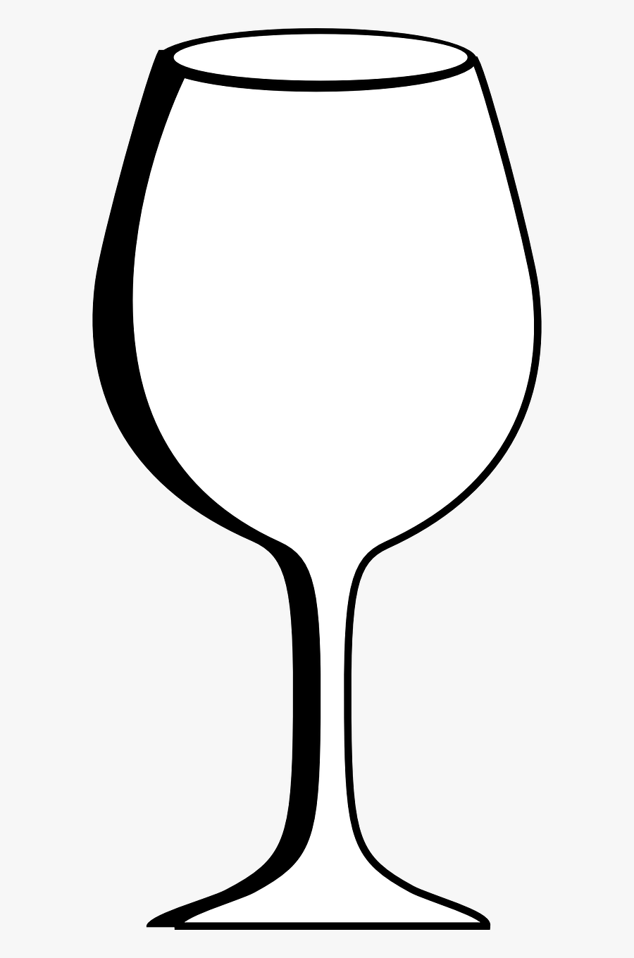 Glass Wine Empty Free Picture - Verre De Vin Vide Png, Transparent Clipart