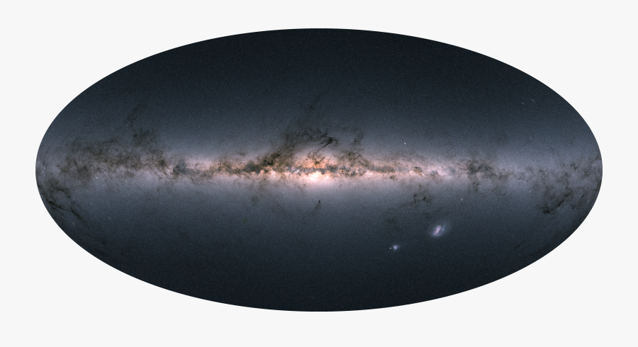 Clip Art Milky Way 3d - Gaia Data Release 2, Transparent Clipart