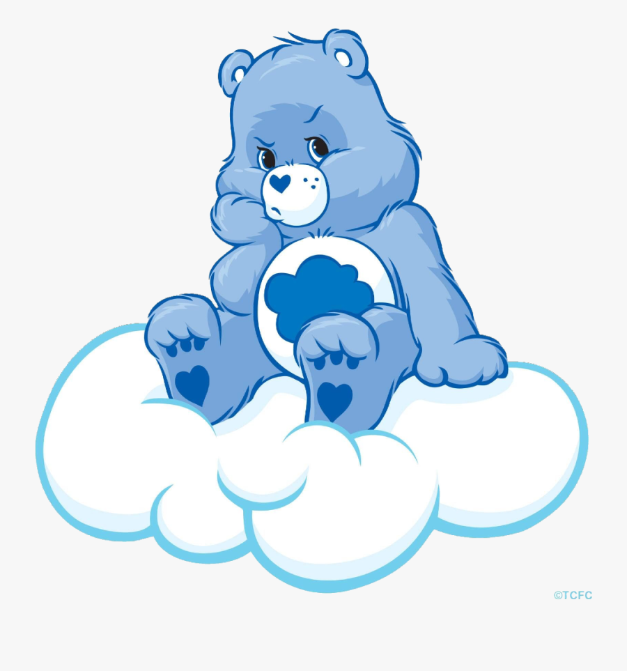 care bear with moon and cloud