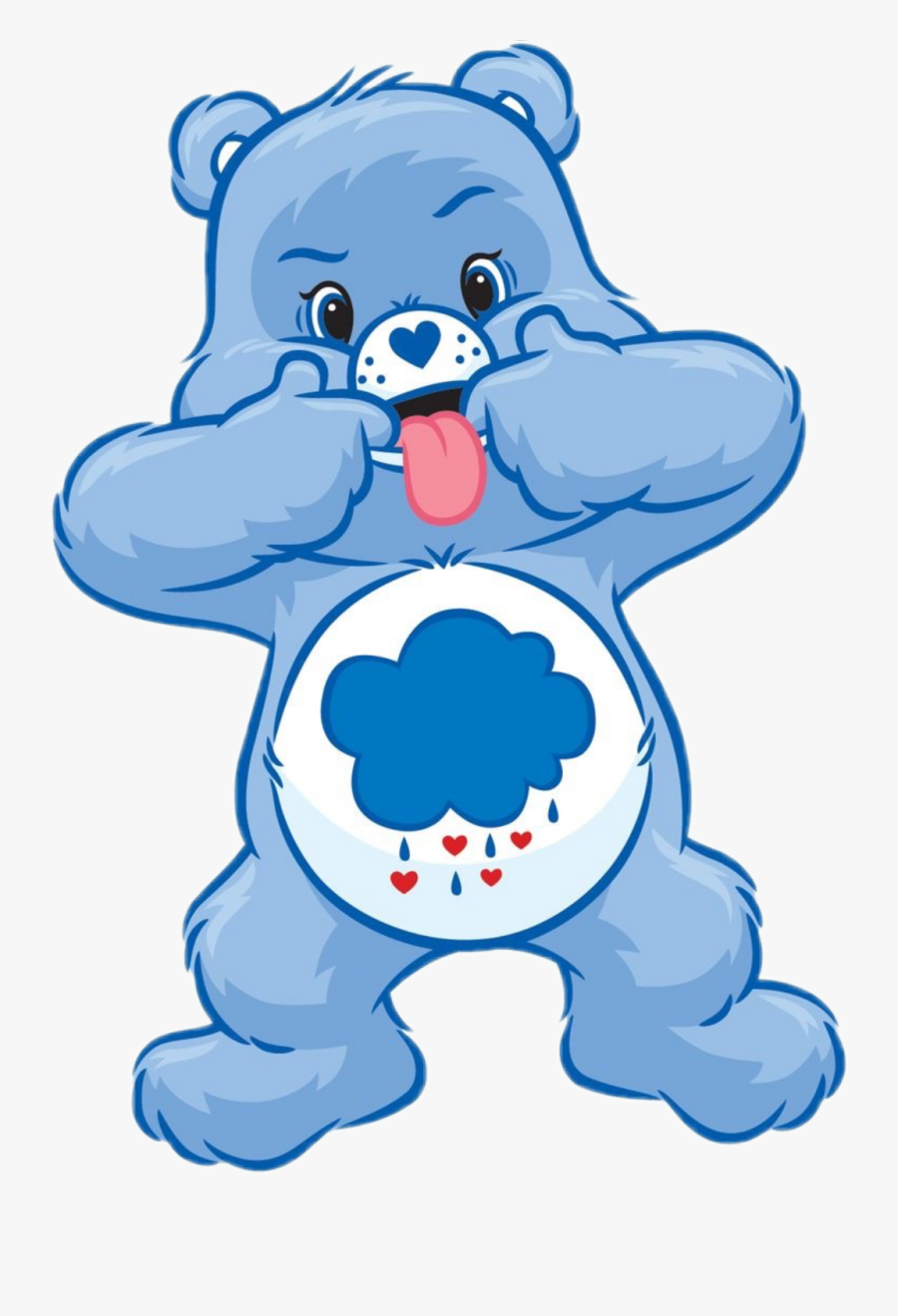 Grumpy Bear Care Bear Clipart , Png Download - Sad Blue Care Bear ...