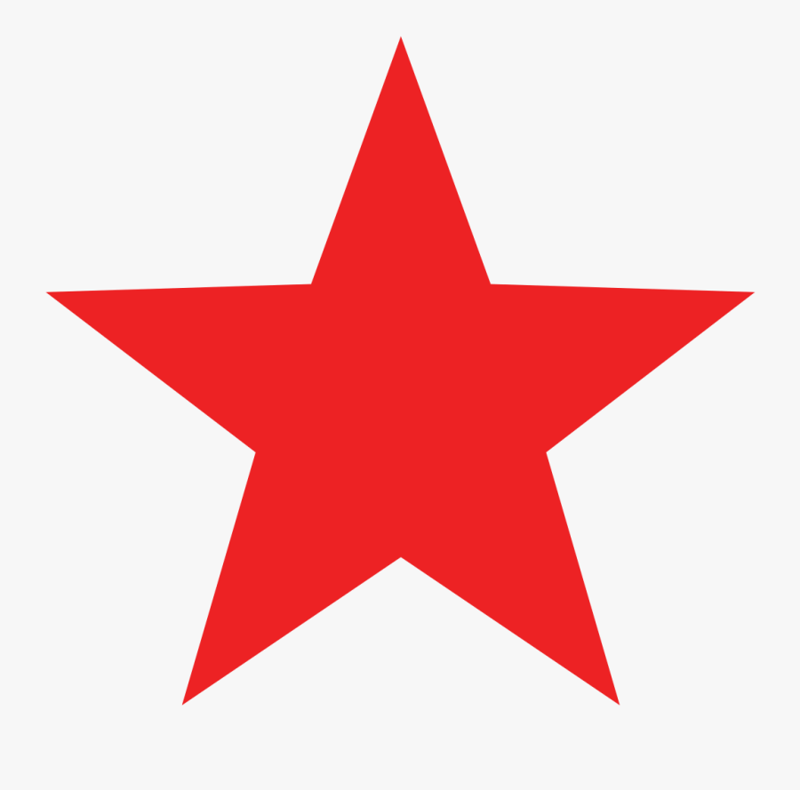 Red Stars, Transparent Clipart